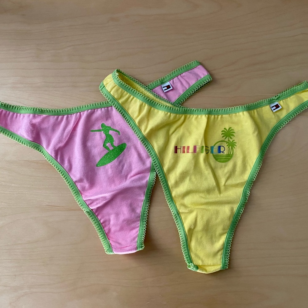Old school Tommy Hilfiger thongs